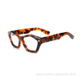 Wholesale Cheap Fashion Women Cat Eye Shape High Quality Thick Acetate Eyeglasses Frames